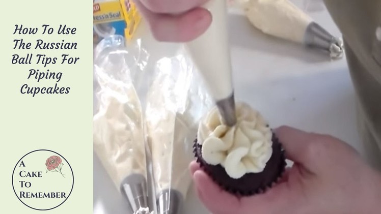 How to use Russian ball tips for cupcakes