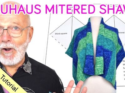 Knitting Tutorial - Bauhaus Mitered Shawl