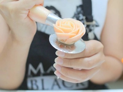 Korea Butter cream piping How to piping butter cream rose.