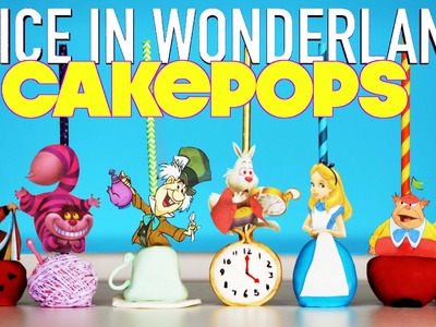 MAD HATTER Cake Pops | How to Make Alice in Wonderland Tea Party Cakepops | Elise Strachan