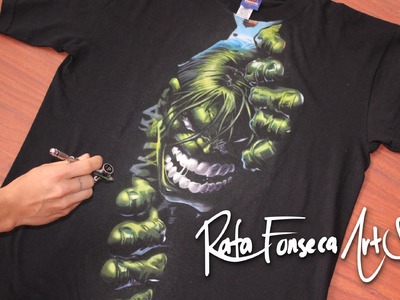 Painting Hulk - How to Airbrush Hulk (Rafa Fonseca)