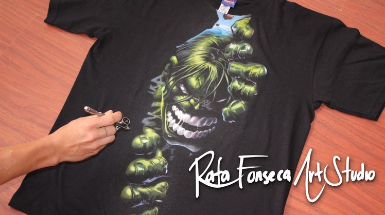 Painting Hulk - How to Airbrush Hulk (Rafa Fonseca)