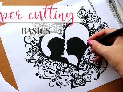 Paper cutting Basics #2 | How to draw templates by hand and digitally, How to resize templates