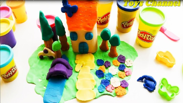 Play doh ❤ How to Make a House with Playdoh Toys For Kid ★Toys Channel 2016