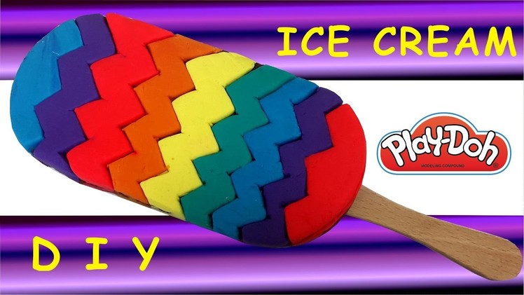 Play Doh How To Make Rainbow Ice Cream DIY Creative
