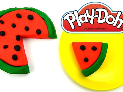 Play Doh Watermelon - Learn how to make Play Doh Watermelon for Kids