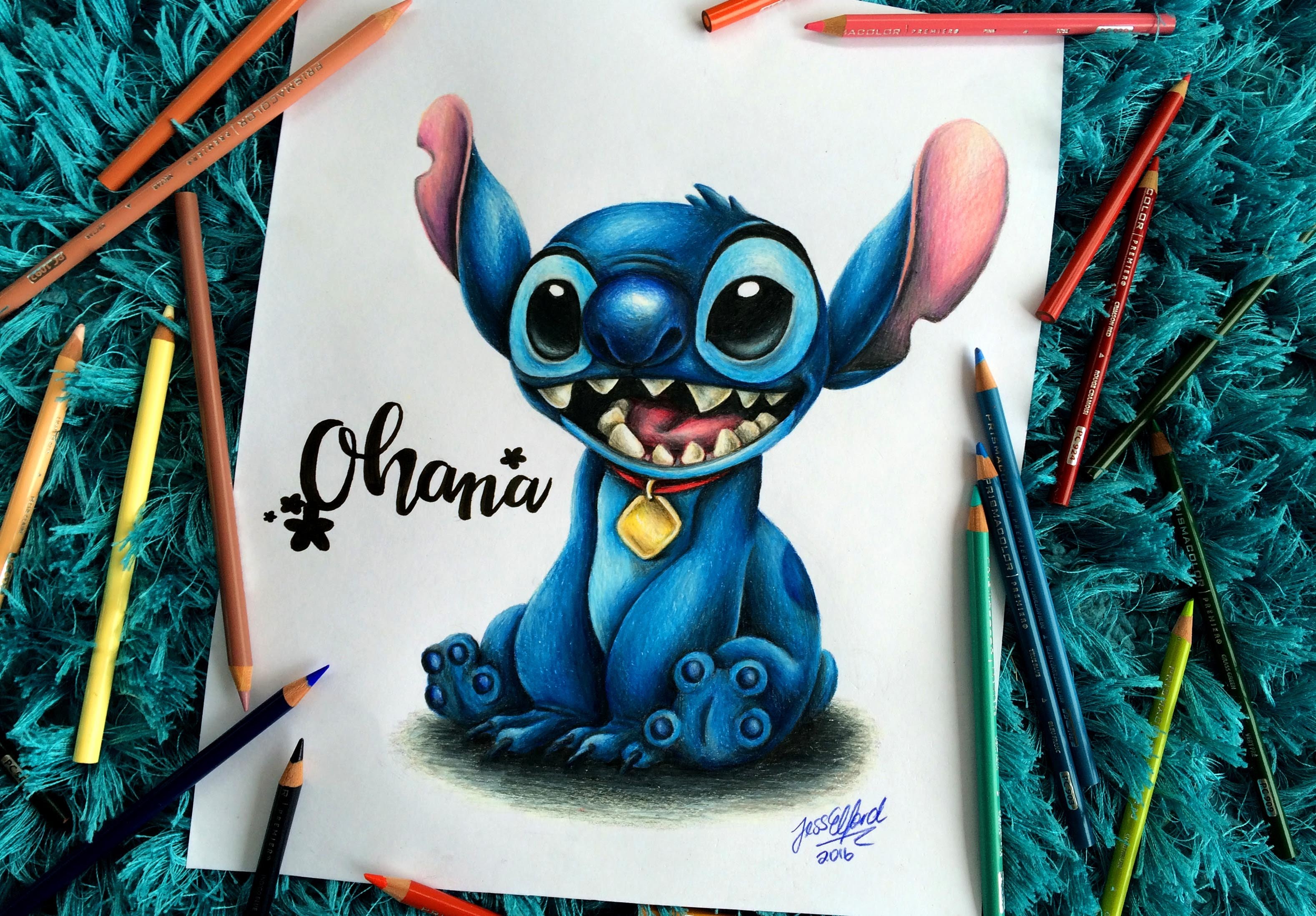 SPEED DRAWING: How to draw Stitch.