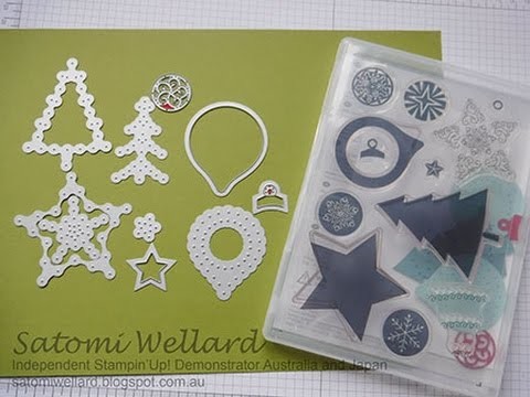 Stampin'Up! How to use Festive Stitching Dies and Festive Season Stamp set