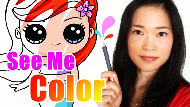 Watch How I Color My Drawings - Time Lapse Coloring w.Adobe Photoshop
