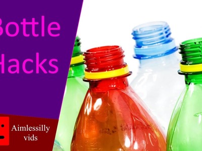 AMAZINGLY easy BOTTLE life HACKS - DIY bottle crafts - part 1