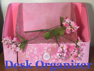 Big Desk Organizer Recycled  Boxes DIY School Supplies  #21