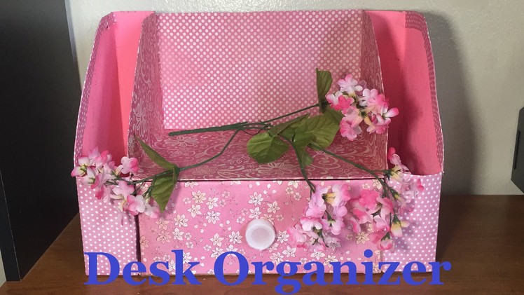 Big Desk Organizer Recycled  Boxes DIY School Supplies  #21