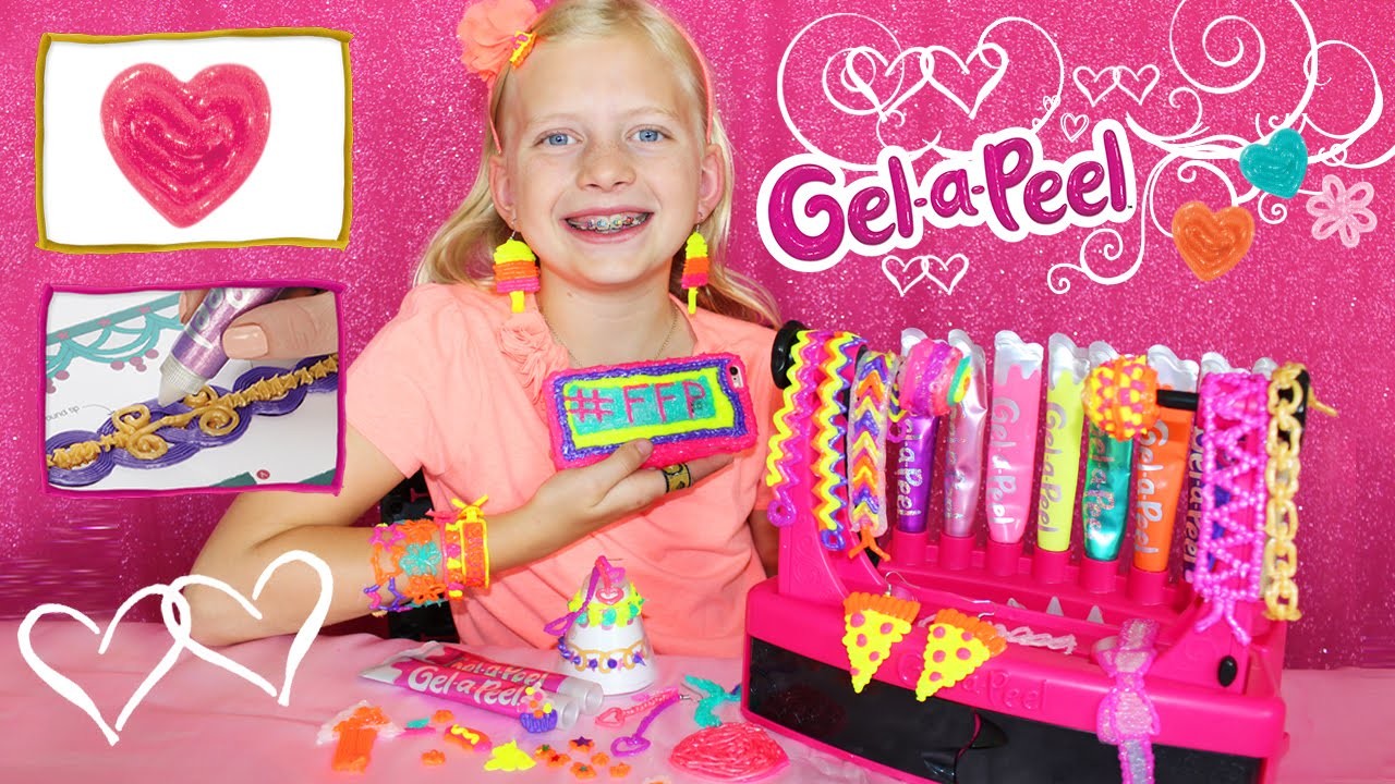 DIY Craft Time Gel-a-Peel || 3D Design Station, Making Earrings & Jewelry out of GEL!