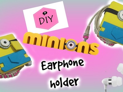 DIY crafts:Earbuds holder