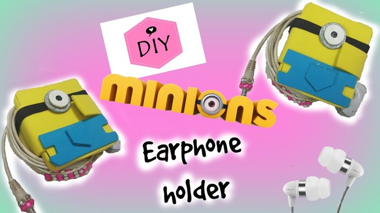 DIY crafts:Earbuds holder