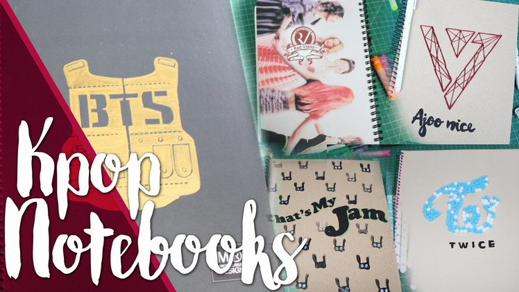 DIY: Customize your notebooks - K-POP. Back to school | K-freak |