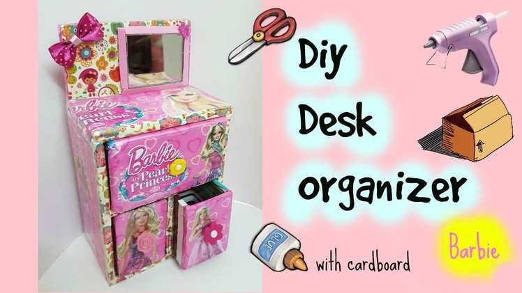 DIY Desk Organizer Cardboard