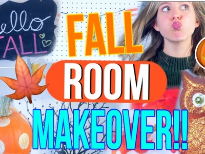 DIY Fall Room Makeover!! | How to Make Your Room Cozy and Festive for Fall!!
