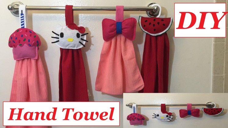 DIY Kitchen Hand Towel or Bathroom Hand Towel Ideas Cute and Easy to make #28