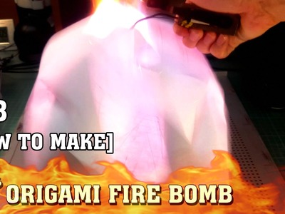 DIY origami fire bomb