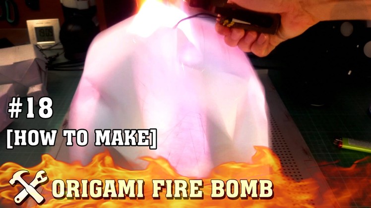 DIY origami fire bomb