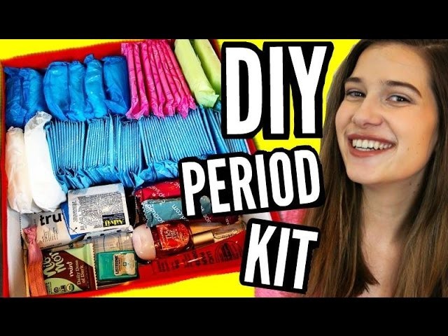 DIY PERIOD KIT for School & Home | Period Storage!