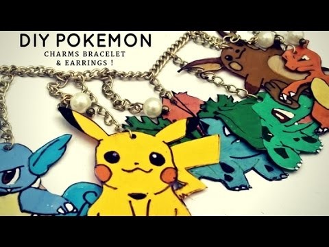 DIY Pokemon Charms Jewelry !