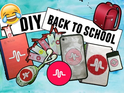 DIY School Supplies for Muser. Musically - Back to school