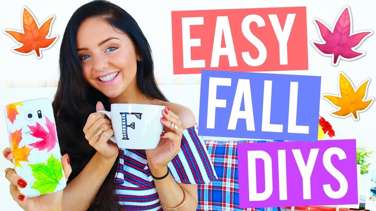 EASY DIY Fall Room Decor 2016! Cheap, Cosy + Easy Room Decorations for Autumn! Tumblr Inspired!