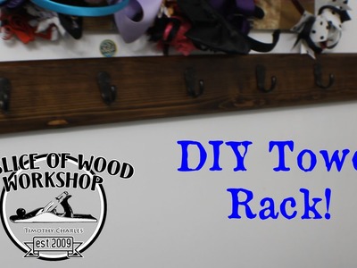 Easy DIY Towel Rack