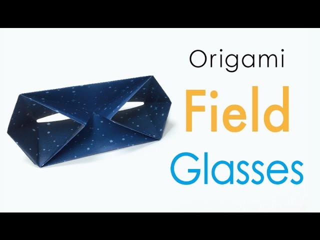 Easy☺︎Origami Paper Binocular (Opera Glass.Field Glasses) ♡for kids♡  - Origami Kawaii〔#169〕