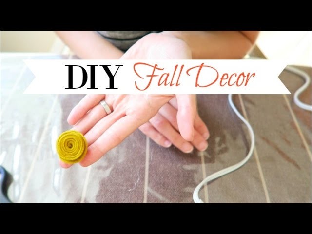 Fall Decor | DIY Week Collab: Felt