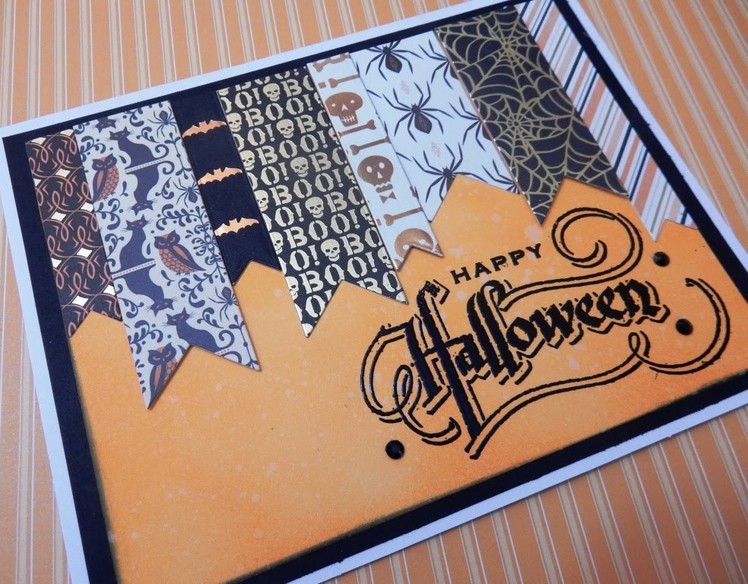 Halloween Card Series 2016 | Day 4 of 13 | Using Patterned Paper