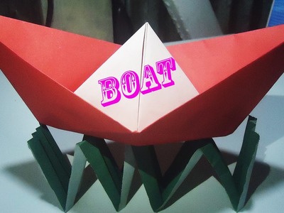 How to Make a Beautiful Paper Boat Very Easy!!! Make a Origami DIY Paper Boat (Home Made)