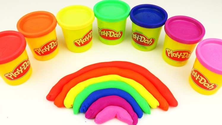 How To Make Colors Play Doh Rainbow Play Dough easy DIY Learn Colors Toy Childrenfunfactory