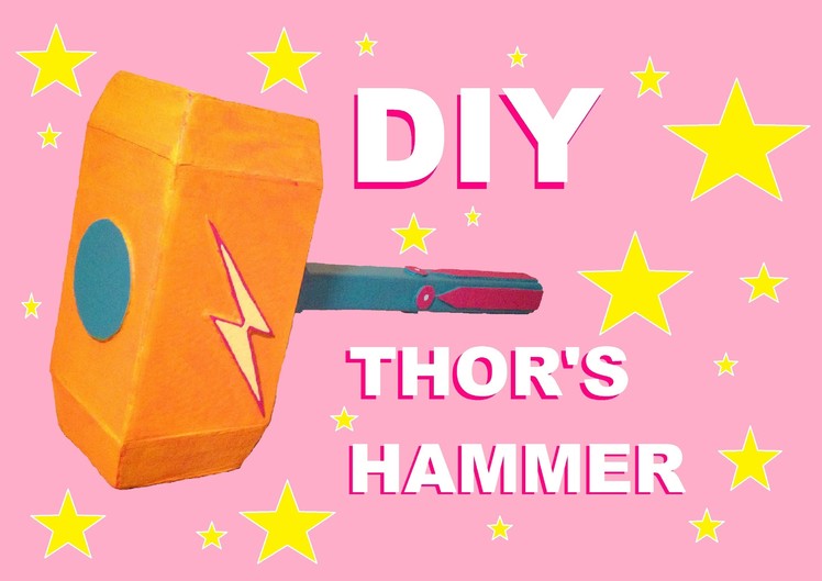 How to Make Paper THOR Hammer - Easy Paper Hammer Tutorials