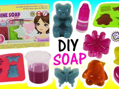 Kiss Naturals DIY SOAP Making KIT! Melt Mix & Make Your Own Glittery Soap! SHOPKINS Season 2! FUN