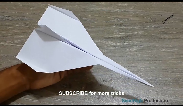 Make Amazing airplane - World best paper airplane for kids