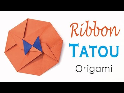 Origami Paper Ribbon Bow Tatou Envelope 