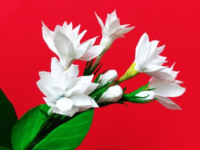 Paper Flower Mogra. Arabian Jasmine (Flower # 84)
