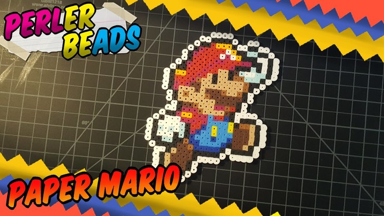 Paper Mario Series Perler Bead ~ Paper Mario ~