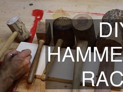 Building a DIY Wooden Hammer Rack