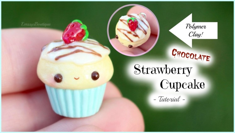 Chocolate Strawberry Cupcake Tutorial! | Kawaii Polymer Clay