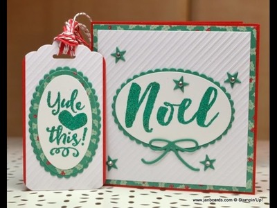 Christmas Cards & Tags Part 2 - JanB UK Stampin' Up! Demonstrator Independent