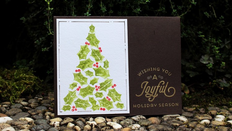 Creating the Perfect Watercolor Christmas Tree - Stamp of Approval