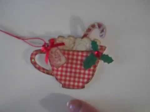 Cup of Cheer Christmas Tag Tutorial