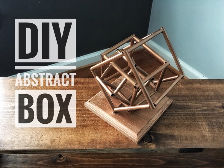 DIY | Abstract Box Figurine | Home Decor