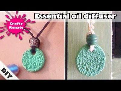 DIY Essential oil diffuser necklace & ornament