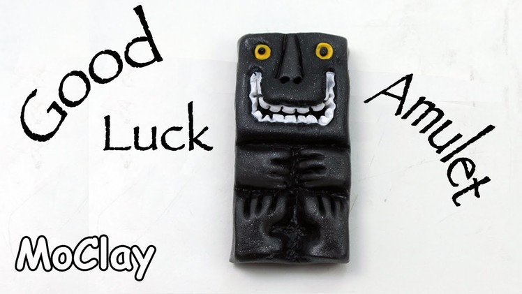 DIY Good luck amulet -  polymer clay totem