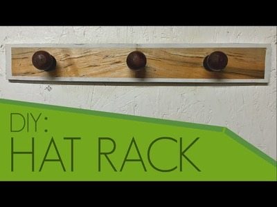 DIY | Hat Rack (Figured Pallet Wood)